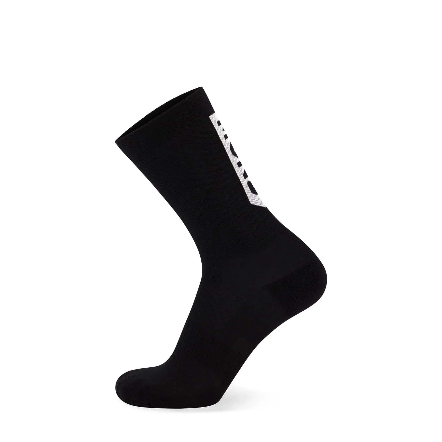 ATLAS MERINO CREW SOCK BLACK / WHITE