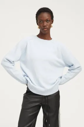 Baby Blue Cashmere Boyfriend Sweater