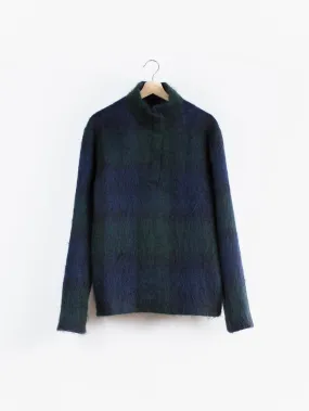 Bless Mohair Check Pullover Jacket