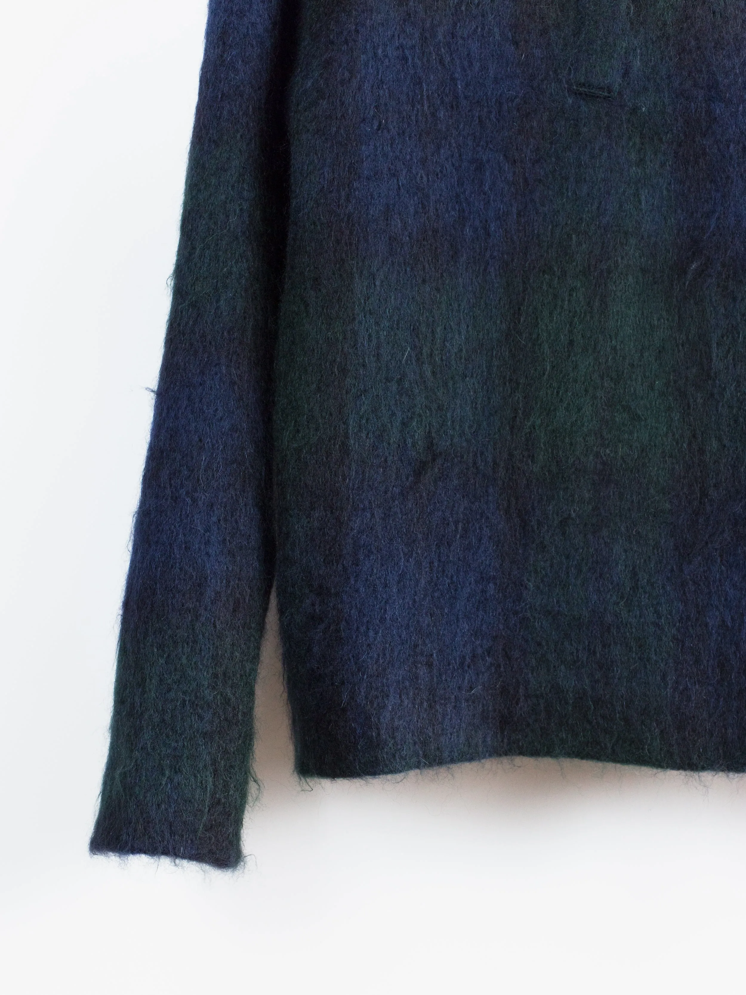 Bless Mohair Check Pullover Jacket