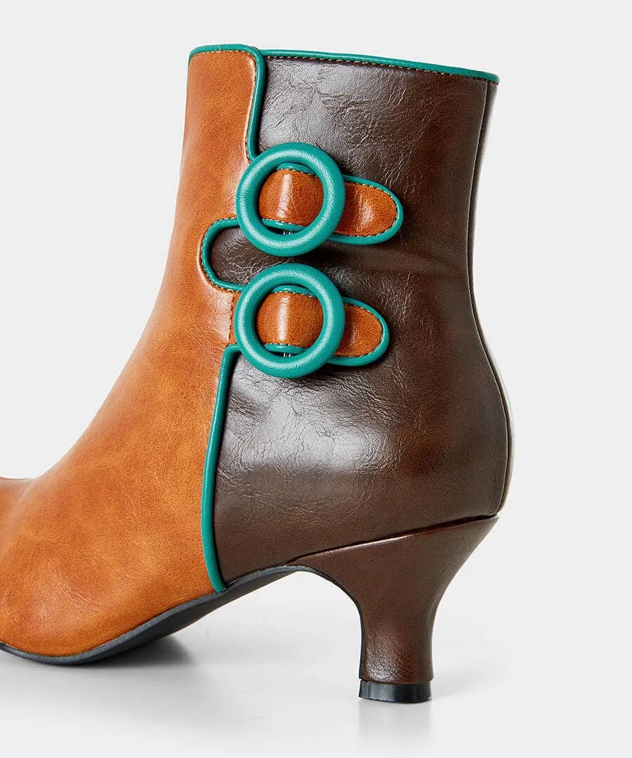 Carnaby Buckle Trim Boots