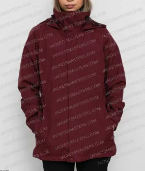 Devil in Ohio Sam Jaeger Maroon Coat