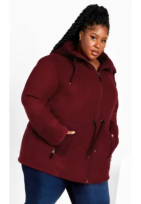 Fleece Hood Coat