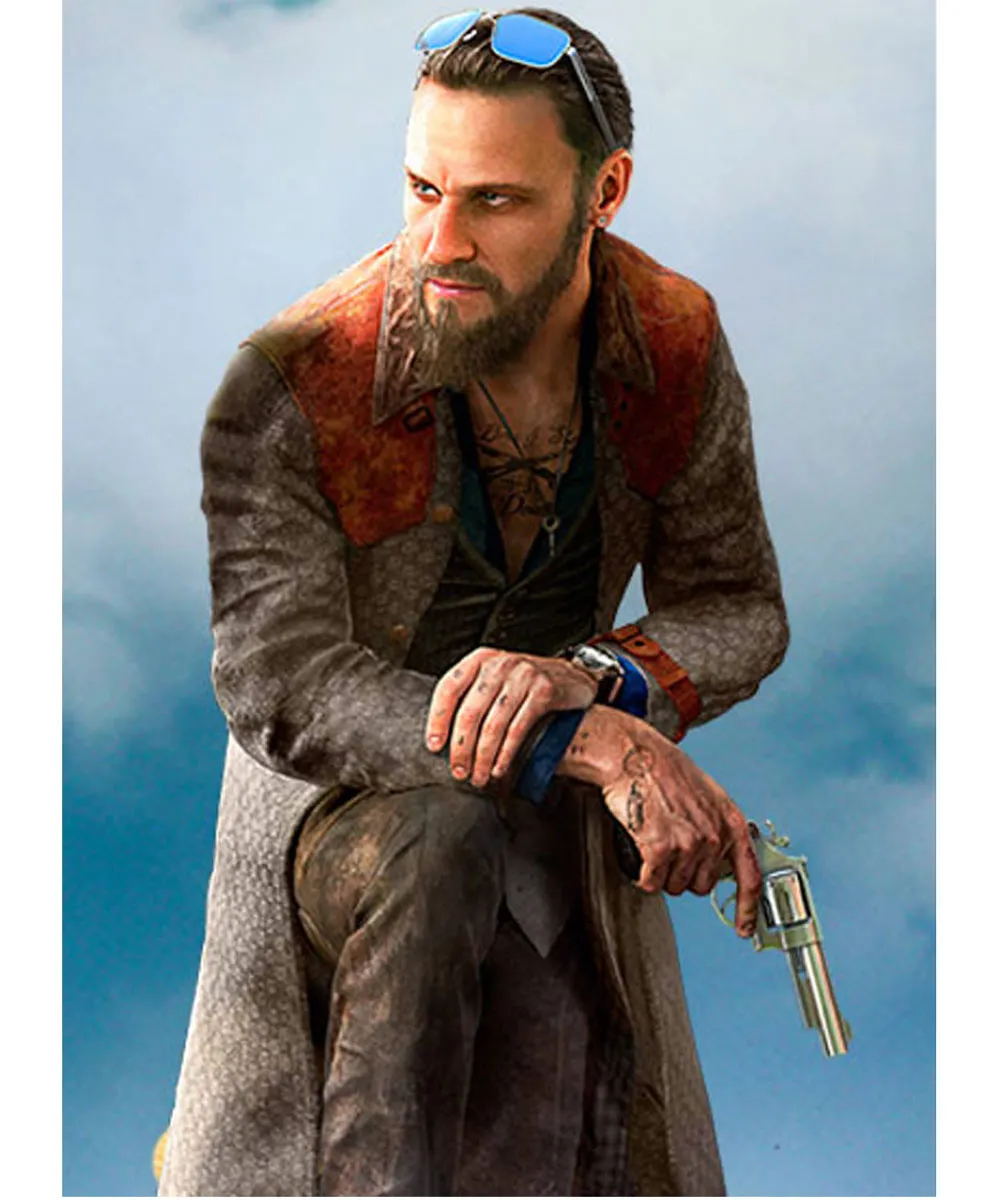 John Seed Far Cry 5 Grey Coat