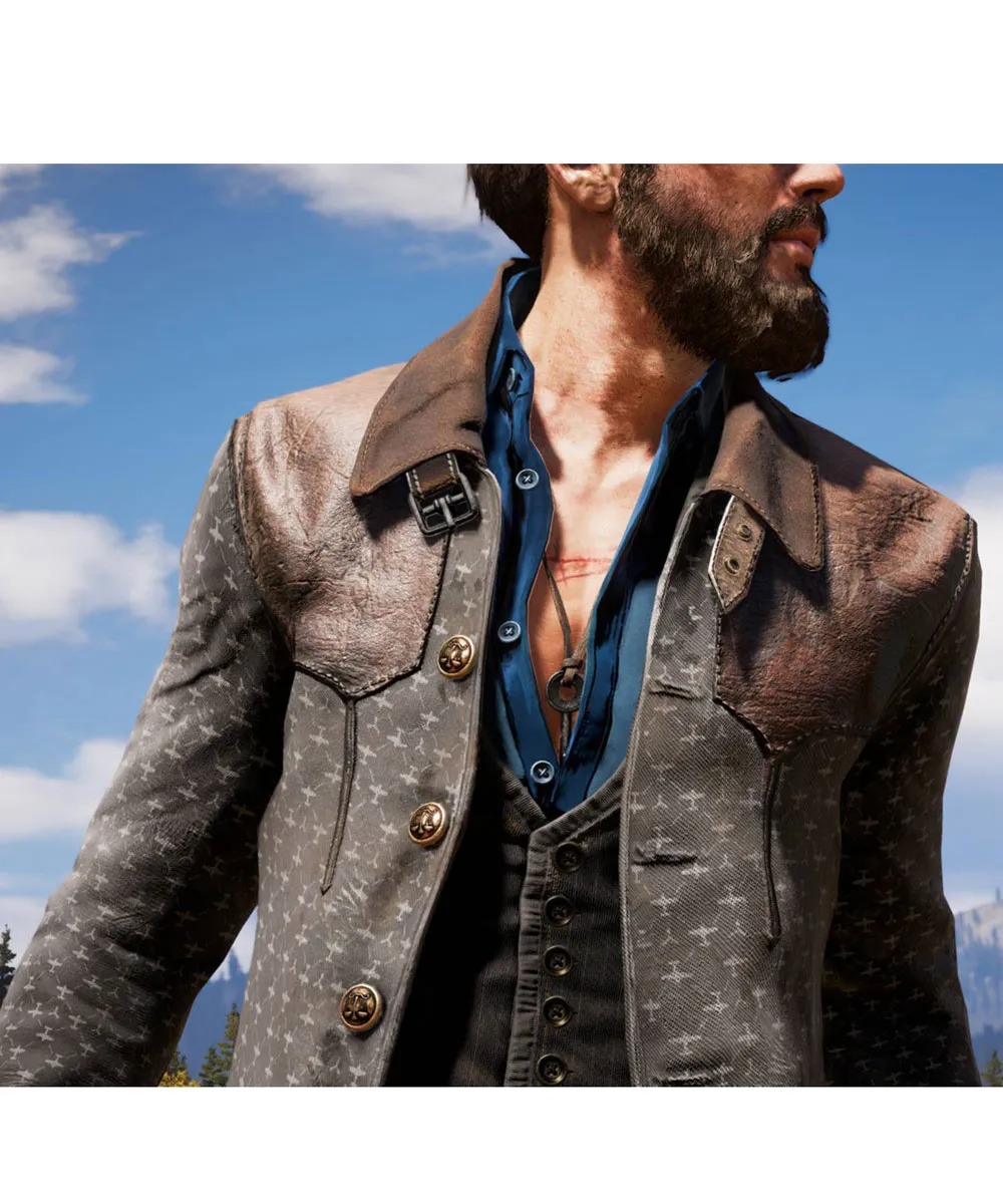 John Seed Far Cry 5 Grey Coat