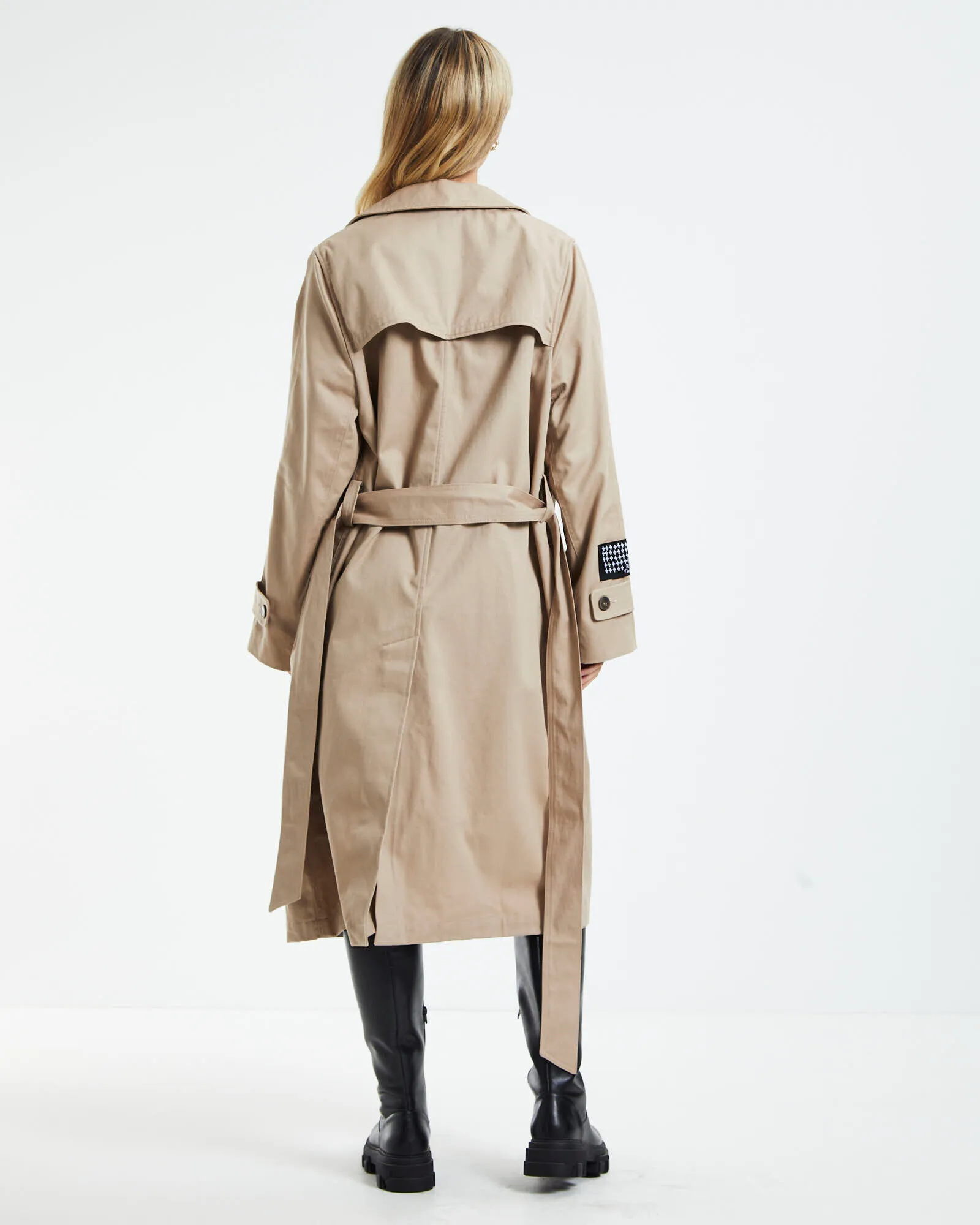 Ksubi Theory Trench Coat Tan