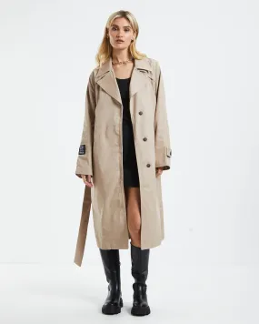 Ksubi Theory Trench Coat Tan