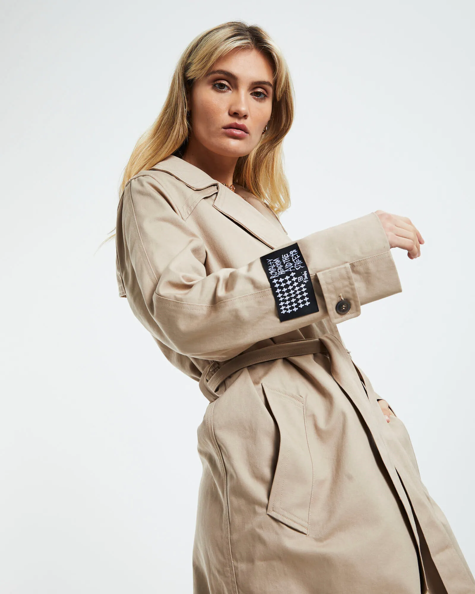 Ksubi Theory Trench Coat Tan