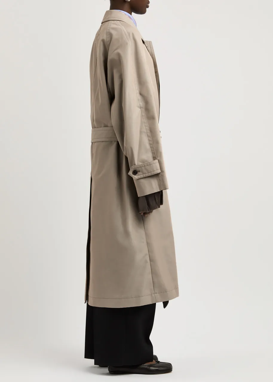 MAISON MARGIELA Belted cotton-blend trench coat  -                         -                     -                