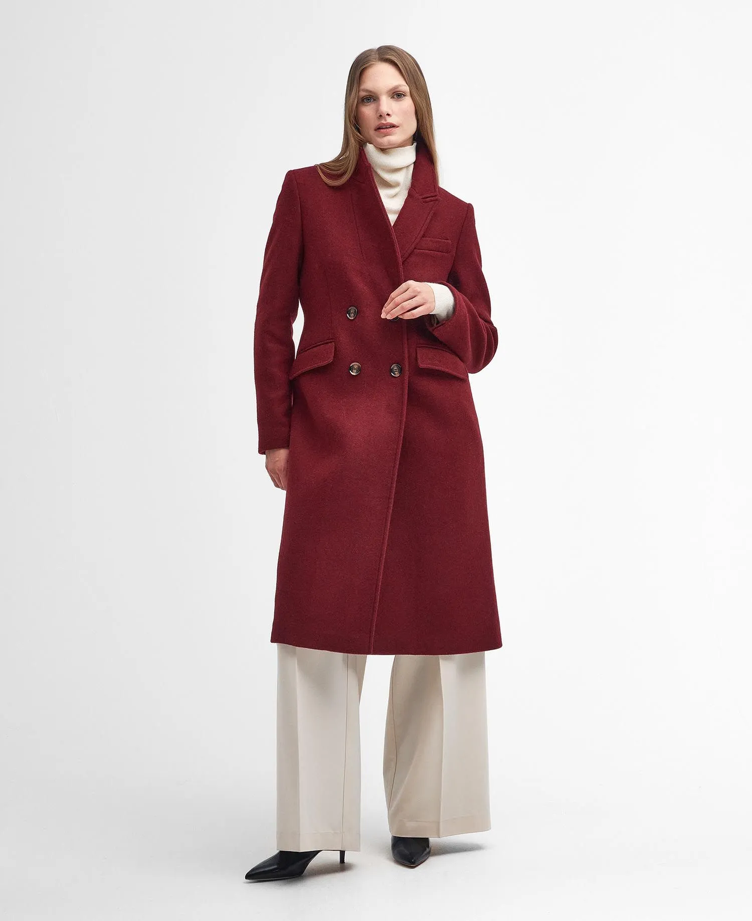  Marylin Tailored Wool Coat     