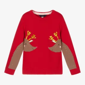 Red Reindeer Sweater