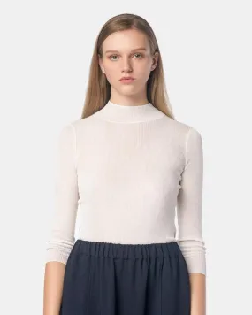 Rosie Turtleneck in Pearl