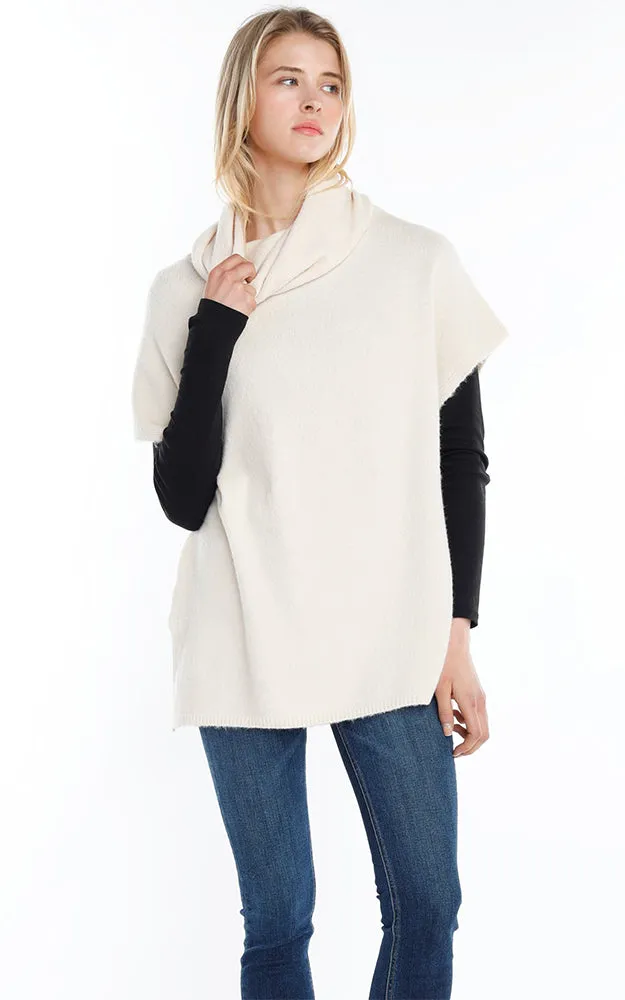 SM951 Basic Turtleneck Poncho