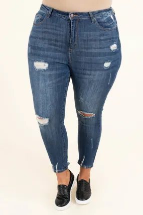 Take Me There With You Jeans, Medium Wash